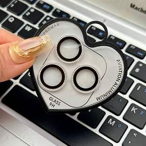 El <span class=keywords><strong>Mejor</strong></span> <span class=keywords><strong>Protector</strong></span> de Lente para <span class=keywords><strong>iPhone</strong></span> 17 con Anillos de Diamantes, de Vidrio Templado Desmontable, con Caja de Embalaje - Product Image 5