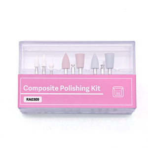 Tête de polissage <span class=keywords><strong>dentaire</strong></span> en silicone <span class=keywords><strong>blanc</strong></span> pour <span class=keywords><strong>composite</strong></span> photopolymérisable, finition et polissage, modèle RA0309, ensemble de pierres de polissage - Product Image 4