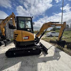 Miniexcavadora SY35U de Alta Potencia de Excavación y Excelente Relación Calidad-Precio para Trabajos en Espacios Reducidos - Product Image 2