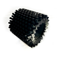 Petite brosse cylindrique industrielle à rouleaux avec poils en nylon, balai puissant pour le nettoyage des machines d'emballage, OEM disponible