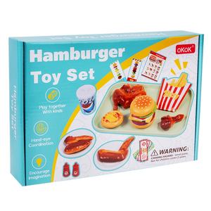 Jeu de cuisine pour enfants Qiaike, simulation de restauration rapide, poulet frit, <span class=keywords><strong>hamburger</strong></span>, cuisson de frites, tarte aux œufs, jouet de cuisine - Product Image 5