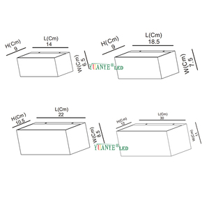 ไฟ <span class=keywords><strong>LED</strong></span> ติดผนังสองด้านควบคุมอัจฉริยะของตกแต่งบ้านโรงแรมบ้านที่อยู่อาศัย - Product Image 4