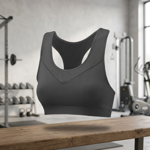 Sujetador Deportivo de Alta Sujeción y Ligero para Mujer, Ideal para Fitness, Yoga y Running, de Secado Rápido, Estilo Sexy con Diseño a Cuadros en la Parte Delantera - Product Image 3