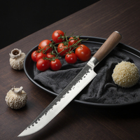 Premium Haute Qualité 10.5 Pouces Vg10 Damas Marteau En Acier Forgé Cuisine Chef Japonais Sashimi Couteau avec Manche En Bois
