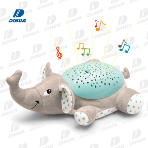 Juguete de Animal de juguete para niños, juguete suave de elefante con luz nocturna, proyector de estrella y elefante de peluche de <span class=keywords><strong>ruido</strong></span> <span class=keywords><strong>blanco</strong></span> - Product Image 1