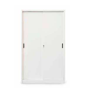 Armadio con porta scorrevole regolabile con 8 ripiani 2000x600x2000 dimensioni schedario categoria di prodotto - Product Image 1