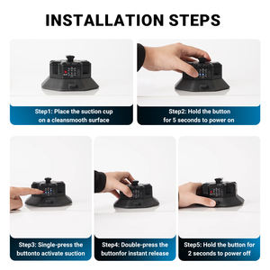 YUANYUJINGMI Bomba de Aire Automática Recargable de 6 Pulgadas con Ventosa para DJI OSMO Pocket 3, <span class=keywords><strong>Insta360</strong></span>, <span class=keywords><strong>iPhone</strong></span> - Product Image 5