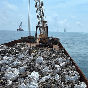 ถุงตาข่ายโพลีโพรพิลีนถักสีขาวแบบกำหนดเองจากโรงงาน สำหรับยกหิน ตาข่ายกั้นน้ำแบบตัดไฮดรอลิก <span class=keywords><strong>FU</strong></span> HAI - Product Image 1