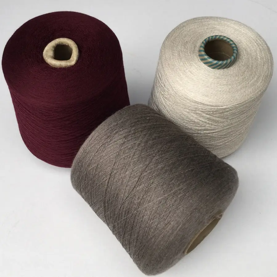 Charmkey filato di lana rotante all'ingrosso 30s/2 super soft baby 100% filato di lana merino per maglieria