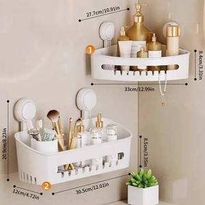 Producto de tendencia 2025, carrito de ducha, organizador de baño, estantes de esquina a prueba de óxido, <span class=keywords><strong>estante</strong></span> de ducha a prueba de óxido - Product Image 2