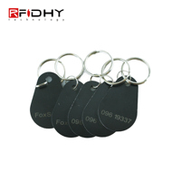 Smart Waterproof NFC Key Fob for Employee Attendance Factory Access Warehouse Security Enterprise Management Systems (13.56MHz)