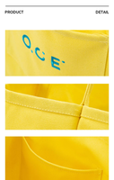 Sac fourre-tout réutilisable grande capacité pour la vente en gros, motif lettres, poignée en corde, bandoulière, sac en toile de haute qualité avec logo personnalisé