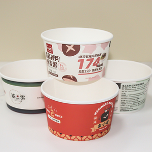 Trung Quốc xuất Xứ nóng bán tốt nhất Vòng <span class=keywords><strong>container</strong></span> thực phẩm bữa ăn Togo giấy dùng một lần bát - Product Image 3
