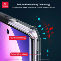 Xundd pour Tecno Camon 30 Premier 5G coque arrière coque antichoc PC + TPU caméra transparente housse de protection pour téléphone