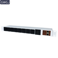Contrôleur intelligent Gelongtu APP 8 ports 10A WPDU pour collecte d'alimentation sans surveillance Modbus 485 110-250V
