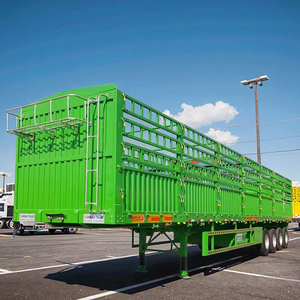 Semirremolque de Acero de 3 Ejes, 5001-10000 kg, 9.5x2.5x3.5, Origen Shandong, para Frutas y Verduras en Argelia - Product Image 4