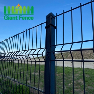 Clôture extérieure en métal à mailles soudées 3D de haute qualité avec revêtement galvanisé + PVC pour les cours résidentielles et les ranchs et la modélisation 3D - Product Image 4