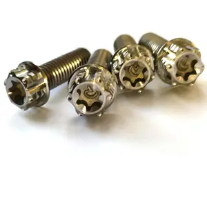 Gr5 M8 M10 titanium flange torx bolts for motorcycle