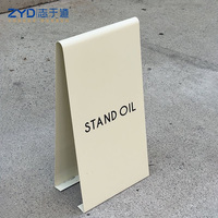 Support d'affichage pliable en A ZYD pour extérieur, résistant aux intempéries IP65, en aluminium et acier inoxydable, luminosité personnalisable