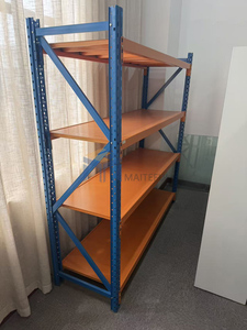 Scaffalatura Metallica Regolabile <span class=keywords><strong>a</strong></span> Basso Costo, <span class=keywords><strong>Scaffali</strong></span> Senza Bulloni per Magazzino, Scaffalatura Metallica Media Resistenza per Stoccaggio - Product Image 6