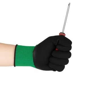 Gants de travail en latex terry d'hiver en gros, gants de sécurité flexibles en latex enduit, construction antidérapante, gants de congélateur bon marché pour le travail - Product Image 6