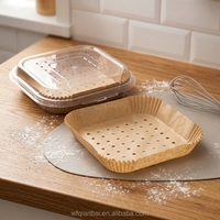 Papier sulfurisé en silicone double face, non blanchi, résistant à la chaleur, imperméable, ignifuge et anti-graisse, éco-responsable, le mieux noté pour la cuisson du pain et des aliments