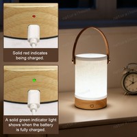 Lampe de table LED tactile portable rechargeable 2000 mAh, petite et fonctionnelle, pour la maison ou l'extérieur - Vente en gros
