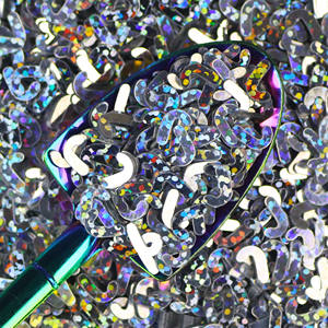 HENGXIN Christmas Sliver Candy Cane Sequns Glitter para Slime DIY decoración <span class=keywords><strong>de</strong></span> uñas - Product Image 2