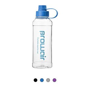 Bouteille d'eau sport transparente en plastique PC 1L pour l'escalade et la gym, anti-fuite, avec couvercle – Vente en gros 2025 - Product Image 1