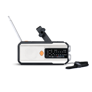 Radio OEM <span class=keywords><strong>2000</strong></span> mAh, radio solaire d'urgence pour l'extérieur avec récepteur AM/FM et charge manuelle. Trois méthodes de charge - Product Image 1
