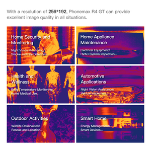 Nouveau téléphone robuste mini 4,3'' 2024, 8+128 Go, Android 14, imagerie thermique, vision nocturne, smartphone robuste, téléphones mobiles robustes - Product Image 3