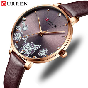 Orologio da <span class=keywords><strong>donna</strong></span> di lusso 9068, stile coreano semplice, con quadrante in vetro, movimento al quarzo, cassa in lega e cinturino in pelle PU, idea regalo alla moda. - Product Image 6