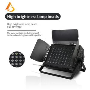 Precio al por mayor: Proyector LED 54x3W con puertas de luz (Barndoor), DMX RGBW 4 en 1 para escenario - Product Image 4