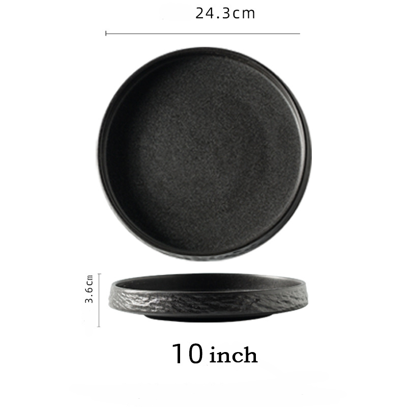 10 inch bowl-black