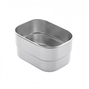 Contenant à sauce en acier inoxydable 304, 230 ml, anti-fuite, texture glacée, moderne et minimaliste, avec couvercle en silicone, pour salade et tomates - Product Image 5