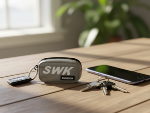 Portachiavi Portamonete Mini con Cerniera, Unisex, in Microfibra e Pelle Sintetica, Sottocentimetrico, con Catenella - Product Image 2