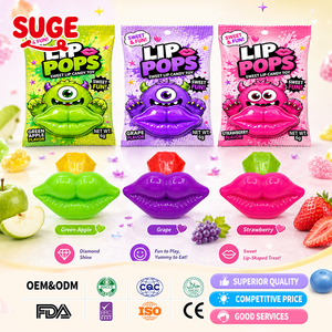 Nouveauté : Bonbon en forme de lèvres avec diamant, jouet de collection, saveurs fruitées, <span class=keywords><strong>sucette</strong></span> à porter, idéal pour les anniversaires d'enfants, vente en gros, OEM - Product Image 6