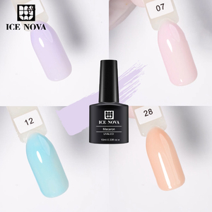 ICE NOVA Vernis Gel Macaron Épais Miel Brut Transparent Matériau Non Toxique Rose Nude French Nail Art Sans Hema/Tpo 1kg en Gros - Product Image 3