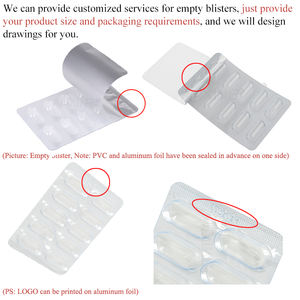 Tùy chỉnh rõ ràng 10 khoang khay y tế viên nang vỉ bao bì Kích thước 00 thuốc vỉ bao bì cho viên nang - Product Image 6