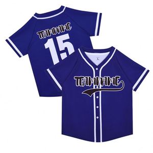 Chemise à boutons de nouvelle conception 2024, 100% polyester, meilleurs uniformes, jersey de baseball personnalisé pour les jeunes, pull d'équipe - Product Image 1