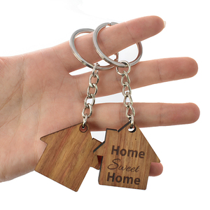 Porte-clés en alliage <span class=keywords><strong>de</strong></span> zinc en forme <span class=keywords><strong>de</strong></span> maison, écologique, <span class=keywords><strong>de</strong></span> fabrication originale, gravure personnalisée, promotion, cadeau d'exposition, <span class=keywords><strong>immobilier</strong></span> - Product Image 5