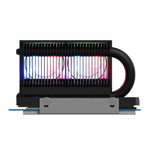 NVME <span class=keywords><strong>M</strong></span>.2 kipas peredam panas SSD 2 RGB, kipas pendingin, Disk Aluminium kinerja tinggi, kipas pendingin wastafel panas - Product Image 3