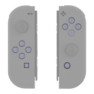 EXtremeRate New Hope Gray & Clear Kits de boutons de poignée gauche droite de remplacement personnalisés pour Nintendo <span class=keywords><strong>Switch</strong></span> - Product Image 1