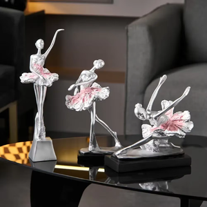 Adornos de <span class=keywords><strong>Ballet</strong></span> elegantes de estilo europeo moderno, accesorios de decoración para sala de estar, decoración de gabinete, decoración del hogar - Product Image 5