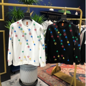 <span class=keywords><strong>Felpa</strong></span> di lusso con motivo geometrico a girocollo di alta qualità 100% <span class=keywords><strong>cotone</strong></span> Vintage abbigliamento sportivo iconico da <span class=keywords><strong>uomo</strong></span> a prova di vento vestibilità regolare - Product Image 1