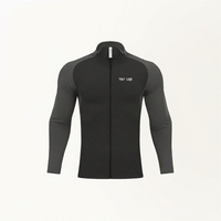 Veste de cyclisme personnalisée PASUXI OEM pour hommes, respirante, anti-humidité, manches longues, vêtements de sport pour équipes cyclistes, vente en gros, color blocking
