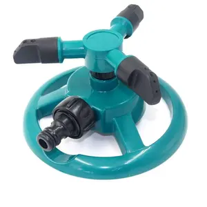 Garden Sprinklers Watering Grass Lawn 360 Degree Automatic Rotating Sprinkler Irrigation System 3 Nozzle Pipe Hose Garden Tools