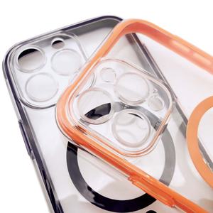 Nueva venta al por mayor de parachoques negro transparente resistente a los golpes TPU funda de teléfono móvil <span class=keywords><strong>para</strong></span> Samsung S23 cubierta <span class=keywords><strong>ultra</strong></span> magnética - Product Image 6