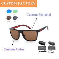 New Fashion Polarized UV400 Classic Sun Glasses Men PC Frame Driving Travel Fishing Factory Direct Sale Custom logo Sunglasses