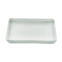 Briques décoratives creuses en verre trempé, résistantes au feu, imperméables, écologiques et durables pour hôtels, cliniques et cuisines